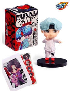 Игрушка - сюрприз Funny Box k-pop, фигурка, карточка, наклейки Woow toys