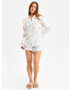 Пижама женская (рубашка, шорты), размер 40-42 Kaftan
