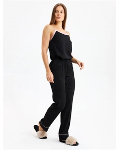 Брюки домашние женские Leo black collection, размер 52-54 Kaftan