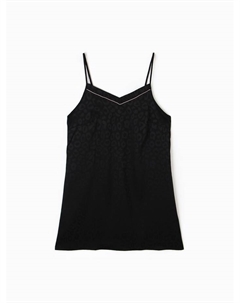 Сорочка ночная женская Leo black collection, размер 48-50, чёрная Kaftan