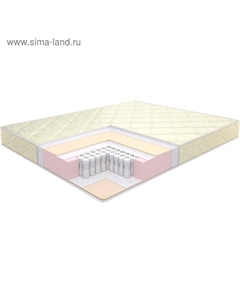 Матрас «. Flowers Независимые пружины», размер 160×200 см, высота 16 см, жаккард Этель