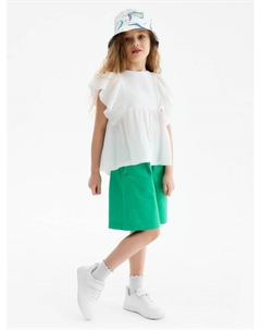 Шорты для девочки,, зелёные, рост 128 см Minaku