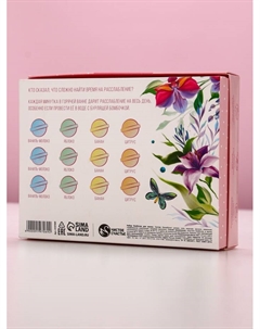 Бомбочки для ванны «Вдохновляй красотой!», 12×40 г, аромат МИКС Чистое счастье