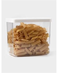 Контейнер для сыпучих продуктов «Степ», 1.7 л, 16×10×14 см, пластик, крышка белая Idea