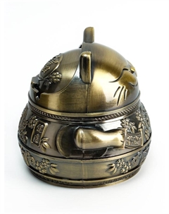 Пепельница для дома «Удача», для сигарет и стиков, 14×12×12 см Сима-ленд