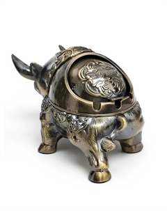 Пепельница для дома «Бык», для сигарет и стиков, 20×12×11 см Сима-ленд