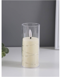 Светодиодная свеча, ночник LED «Романтик», 3×LR44 5.5×5.5×12,5 см Risalux