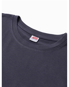 Футболка мужская, цвет тёмно-серый, р-р 56 Ata collection