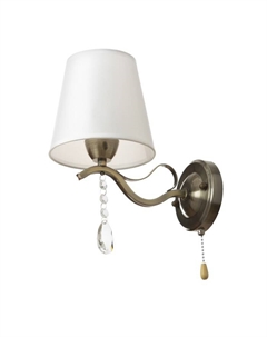 Бра «Жаклин» 1×40 Вт E14 бронза 20×15×26 см Bayerlux