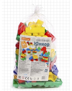 Конструктор «Юниор», 93 детали Полесье