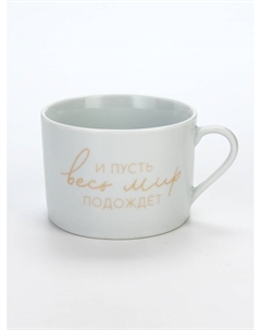 Чайная пара керамическая «Мир», 200 мл Dolce ceramo.