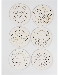 Вышивка крестиком для детей на деревянной канве «Сказочные узоры», набор для творчества Школа талантов