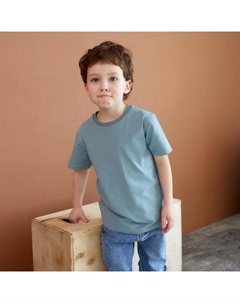 Футболка Basic line, размер 30 (98-104 см), зелёная Kaftan