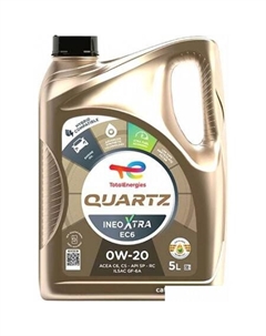 Моторное масло Quartz Ineo X.EC6 0W-20 5л Total