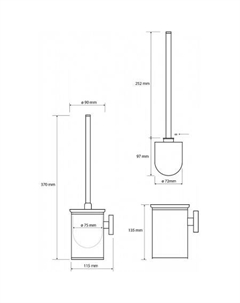 Ершик для унитаза Neo 102313079 Bemeta