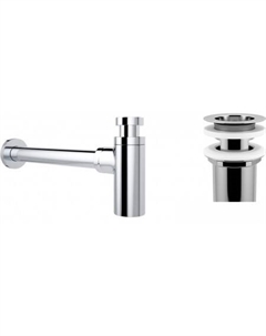 Сифон Drainage System 182104004 (сифон, выпуск, хром) Wellsee