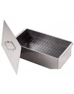 Коптильня С поддоном К3-0.8БНП (0.8мм, нержавеющая сталь) Нпо кедр