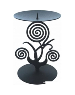 Подсвечник PS031-BY (черный) Gala