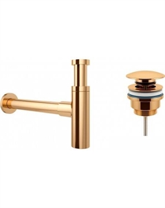 Сифон Drainage System 182121003 (сифон, донный клапан, золото) Wellsee