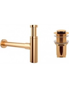 Сифон Drainage System 182121002 (сифон, донный клапан, золото) Wellsee