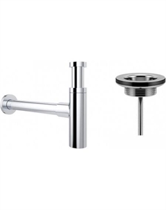 Сифон Drainage System 182119005 (сифон, выпуск, хром) Wellsee