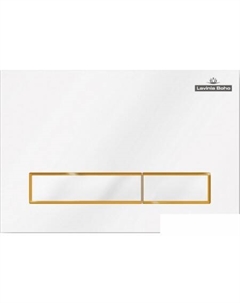 Панель смыва Relfix 38050802 (белый/золотой глянец) Lavinia boho