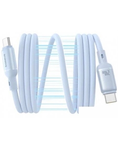 Кабель PicoGo USB Type-C - USB Type-C (1 м, голубой) Baseus