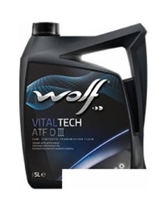 Трансмиссионное масло VitalTech ATF DIII 5л Wolf