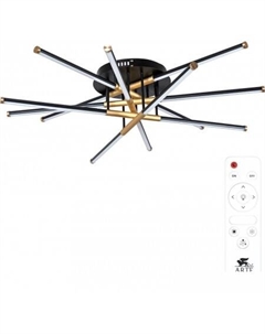 Люстра средней высоты Fernando A2199PL-6BK Arte lamp