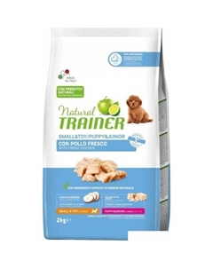 Natural Puppy&Junior Mini with Chicken (для щенков и юниоров мелких пород с курицей) 2 кг Trainer