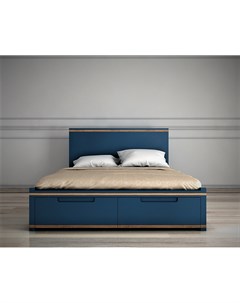 Кровать с ящиком travel etg home синий 160x120x200 см Etg-home