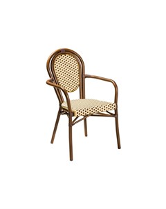 Кресло франция коричневый 51x91x55 см R-home
