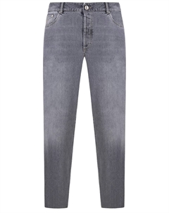 Джинсы Traditional Fit хлопковые Brunello cucinelli