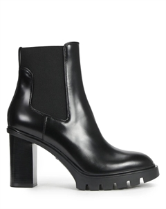 Ботильоны кожаные Santoni