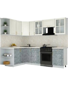 Кухонный гарнитур Интерлиния Мила Шато 1.7x2.5 LV