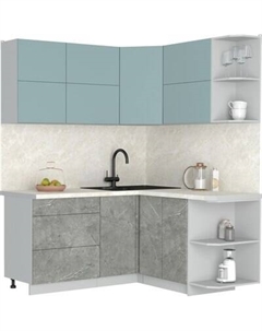 Кухонный гарнитур Интерлиния Мила Матте 1.5x1.7 А PR