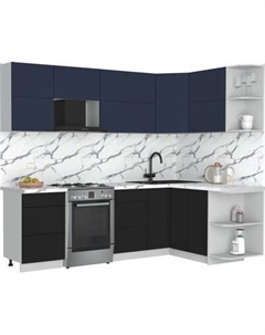 Кухонный гарнитур Интерлиния Мила Матте 1.5x2.5 Б PR