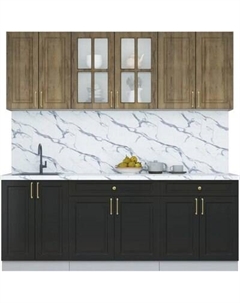 Кухонный гарнитур Интерлиния Мила Шато 2.1А