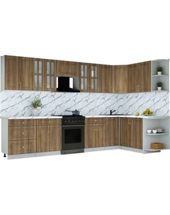 Кухонный гарнитур Интерлиния Мила Шато 1.7x3.4 PR