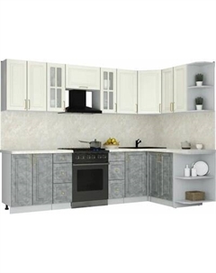 Кухонный гарнитур Интерлиния Мила Шато 1.5x2.8 PR