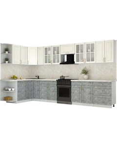 Кухонный гарнитур Интерлиния Мила Шато 1.7x3.7 LV