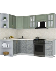 Кухонный гарнитур Интерлиния Мила Шато 1.5x2.4 LV
