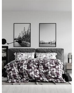 Комплект постельного белья Реноме 1.5сп Жемчужная коллекция. Игра цвета 70040-1