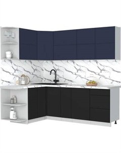 Кухонный гарнитур Интерлиния Мила Матте 1.5x2.3 А