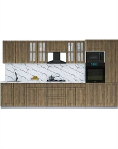 Кухонный гарнитур Интерлиния Мила Шато 3.6В