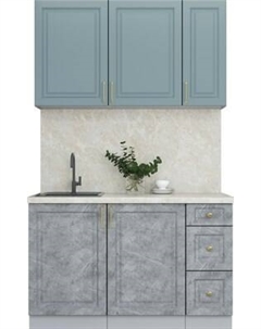 Кухонный гарнитур Интерлиния Мила Шато 1.3А