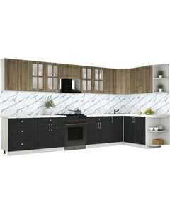 Кухонный гарнитур Интерлиния Мила Шато 1.7x3.8 PR