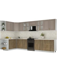 Кухонный гарнитур Интерлиния Мила Шато 1.7x3.6 LV