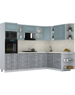 Кухонный гарнитур Интерлиния Мила Шато 1.88x2.8 ВТ PR