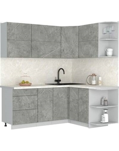 Кухонный гарнитур Интерлиния Мила Матте 1.5x2.0 А PR